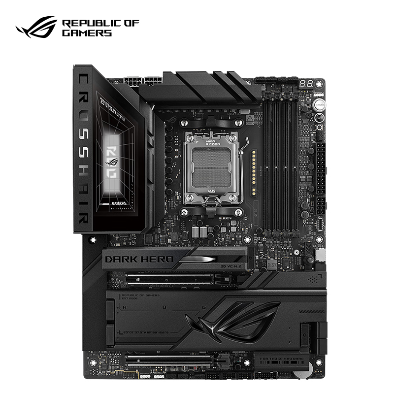ROG CROSSHAIR X870E DARK HERO主板 20+2+2供电模组/混合双模超频