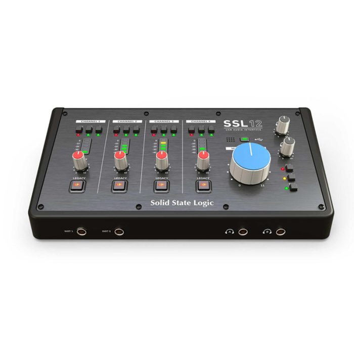 SSL 12 四路话筒输入 12 进 / 8 出 USB-C 32 Bit 192kHz ADDA桌面式音频接口带2个耳机输出缩略图