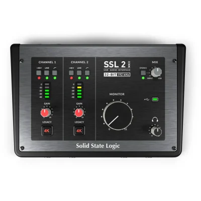 SSL 2 MKII 2 进 2 出 USB-C 32 位/192 kHz 音频接口缩略图