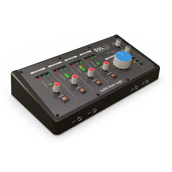 SSL 12 四路话筒输入 12 进 / 8 出 USB-C 32 Bit 192kHz ADDA桌面式音频接口带2个耳机输出插图3