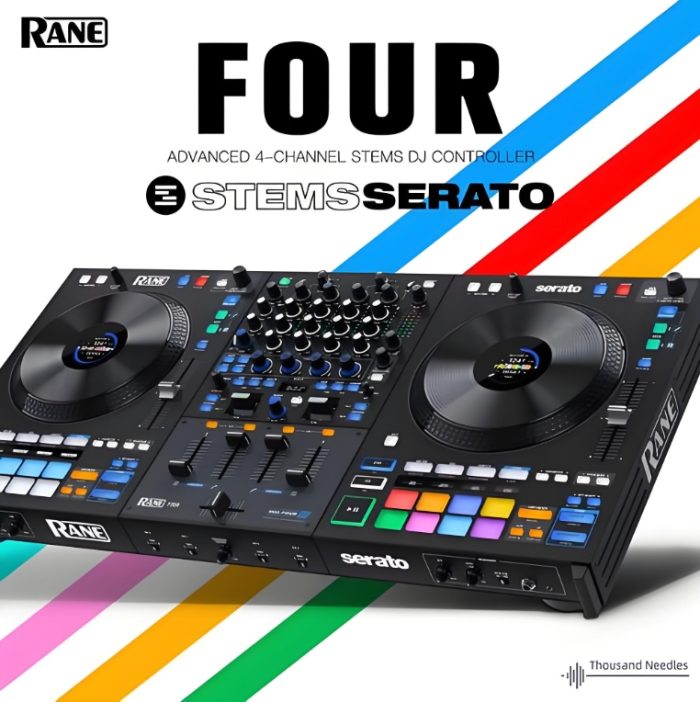 4 Four 数码一体打碟机4路控制器大转盘Serato 3.0 现货+专用包缩略图