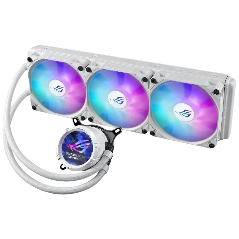 72cb43f99fcb4ac7bd22d826c37dbfce ASUS华硕ROG STRIX飞龙三代360 LCD吹雪一体式CPU水冷散热Asetek - 图片 1