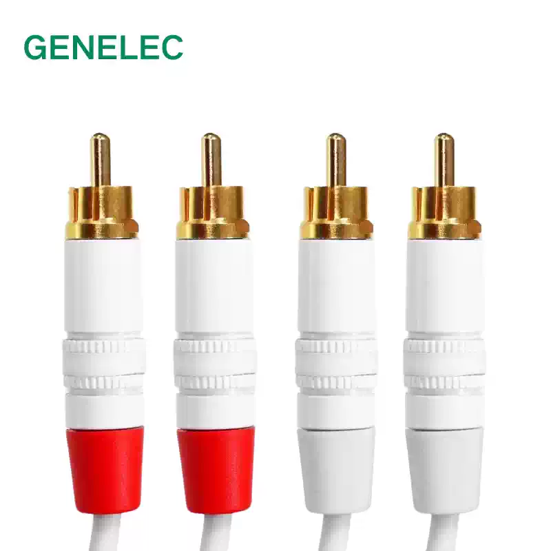 Genelec/真力 定制音频线 莲花线 2m RCA-RCA (G系列, F系列适用)