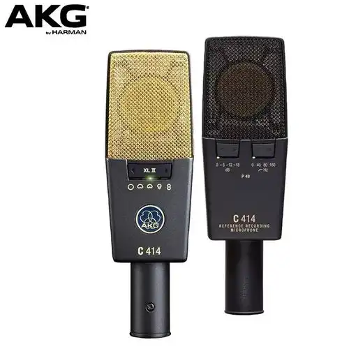 AKG爱科技C414XLII XLS专业大振膜电容麦克风 歌手人声录音棚话筒