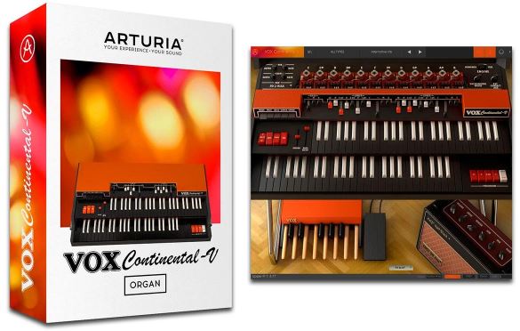 Arturia VOX Continental V2 v2.4.1.2810 管风琴音源缩略图