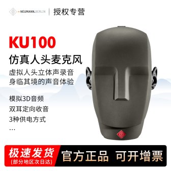 NEUMANN诺音曼KU100假人头双耳立体声麦克风3D音效话筒录音直播