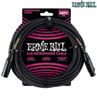 Ernie Ball话筒线麦克风卡农头连接线